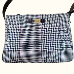 Lauren Ralph Lauren Houndstooth Shoulder Bag, Classic Plaid Purse